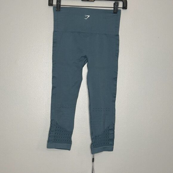 Gymshark Energy Seamless Cropped Leggings NWT - Picture 2 of 3